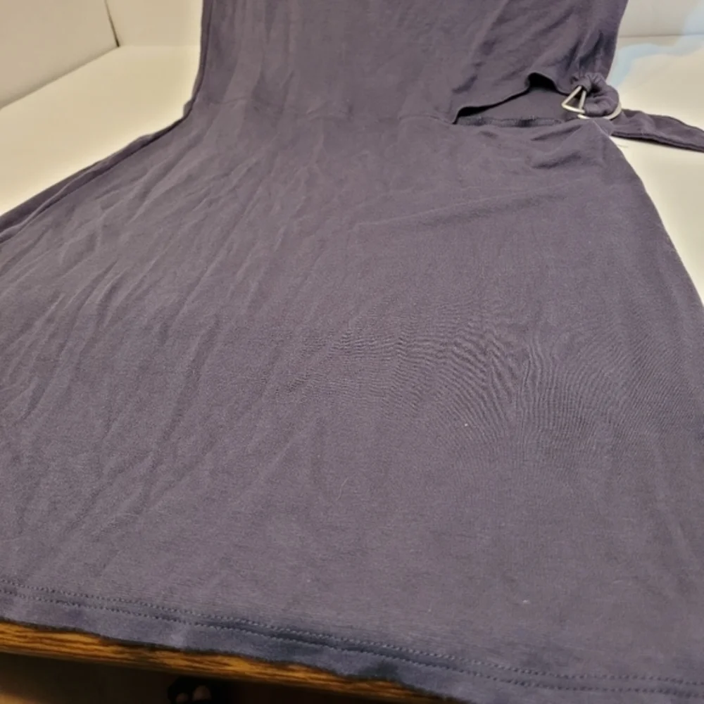Garage, charcoal dress, size large, ring detail peekaboo side‎